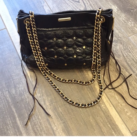 Rebecca Minkoff black shoulder handbag - Picture 5 of 7